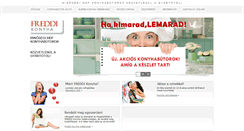 Desktop Screenshot of freddikonyha.hu
